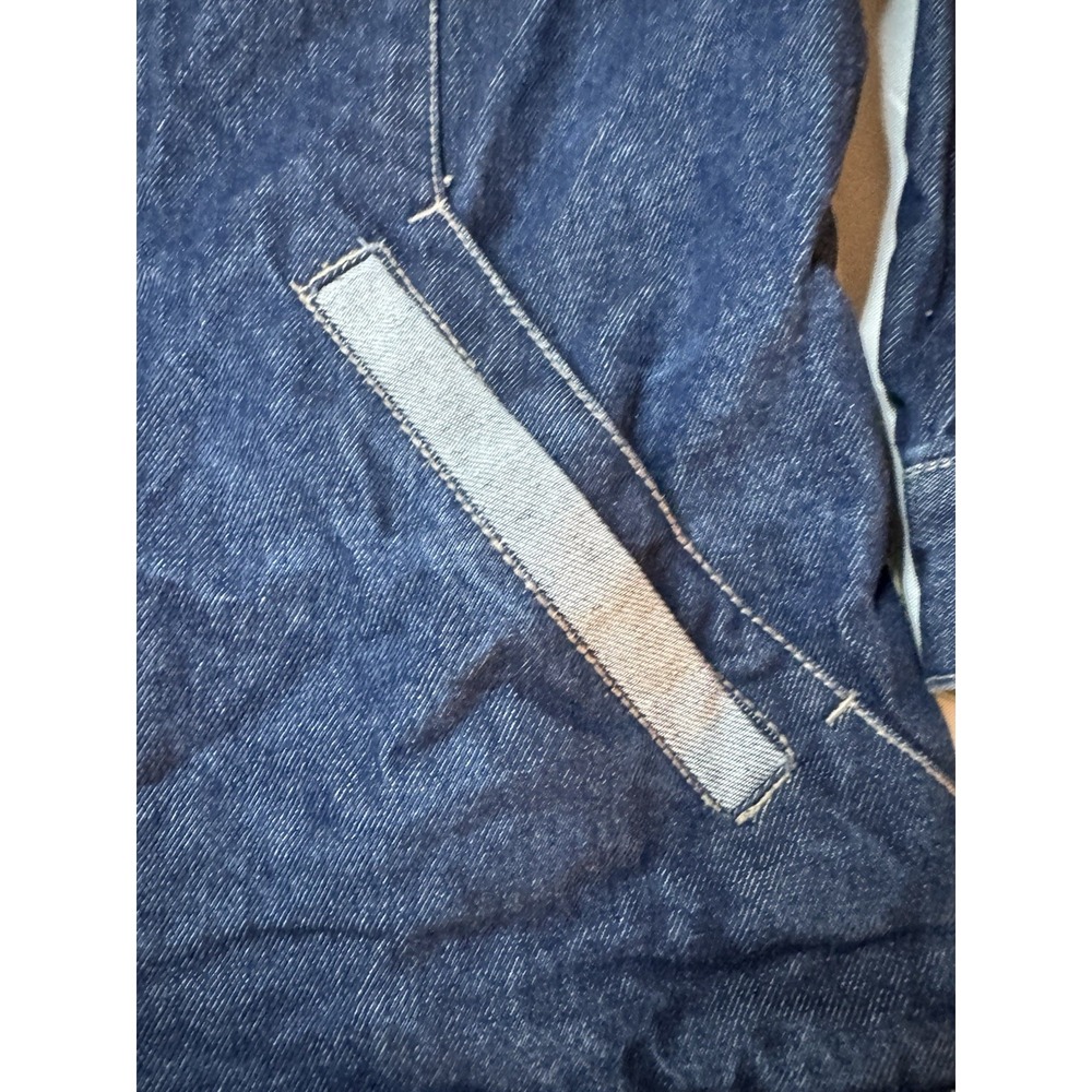 Y2K Kno' Betta Denim Jacket Sz Medium Blue With Back Mouse Patch  Hip Hop - Picture 7 of 16
